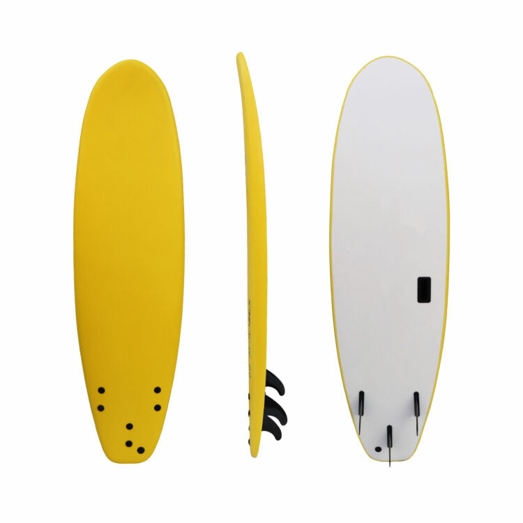 6′6 Soft-top surfboard (flat tail)