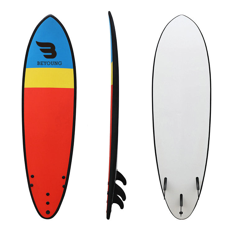 7′ Soft-top surfboard (pointed nose, round tail)