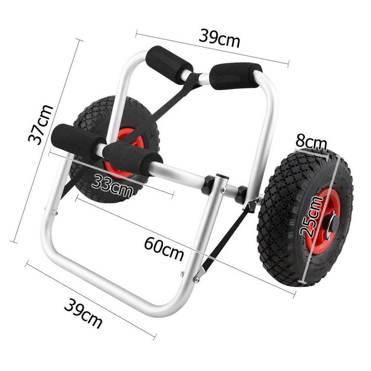 Kayak trolley cart